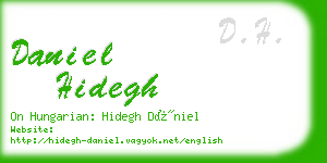 daniel hidegh business card